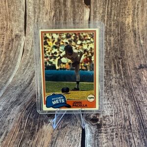 1981 John Pacella #414 Mets Baseball Trading Card Item #ME831